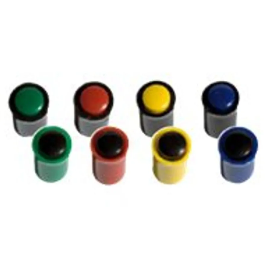 Sign - 8 Aimants - 1 x 1.5 cm - couleurs assorties