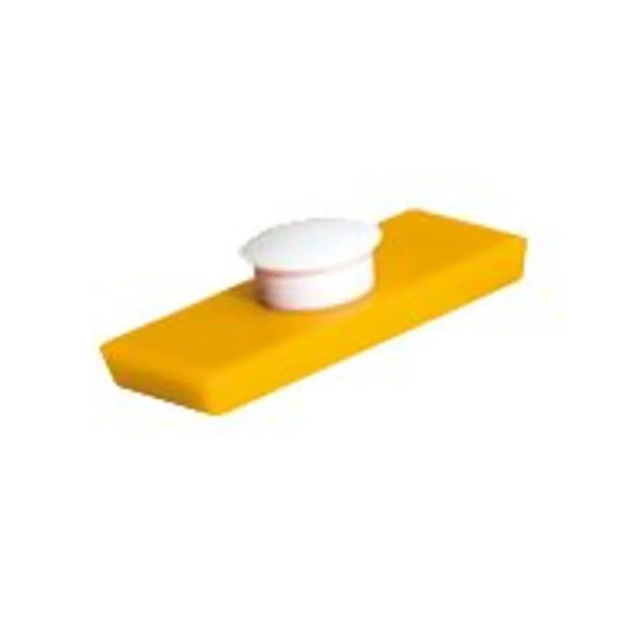 Sign - 2 Aimants bouton - 2.5 x 5.5 cm - noir