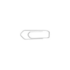 Sign - 100 Trombones attache-lettres - 32 mm - métal nickelé