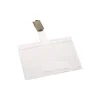 Sign porte-badge de nom - pour 54 x 86 mm - transparent (pack de 50)
