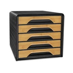 Silva by CEP - Module de classement 5 tiroirs - noir bambou