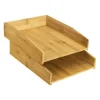 Silva by CEP - Pack de 2 corbeilles à courrier en bambou