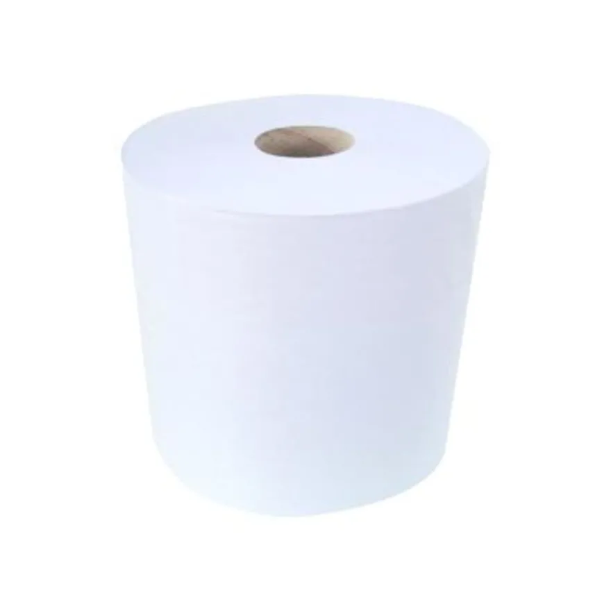 SIPINCO - Bobine d'essuyage 2 plis - 1000 feuilles - pack de 2