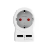 SKROSS Country Travel Adapter - Adaptateur de voyage EU vers USA - blanc