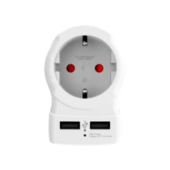 SKROSS Country Travel Adapter - Adaptateur de voyage EU vers USA - blanc