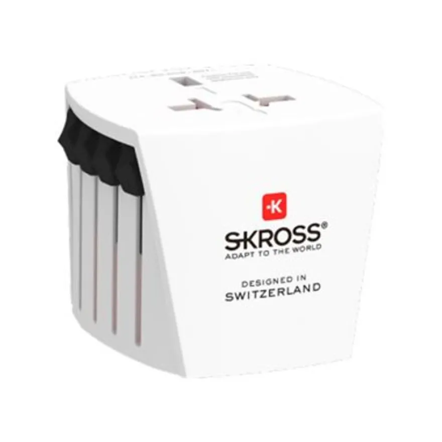 SKROSS World Adapter MUV Micro - Adaptateur universel - 2.5 A - blanc