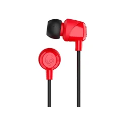Skullcandy Jib - Écouteurs filaire avec micro - intra-auriculaire - isolation acoustique - rouge