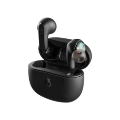 Skullcandy Rail - Écouteurs sans fil avec micro - intra-auriculaire - Bluetooth - noir brut