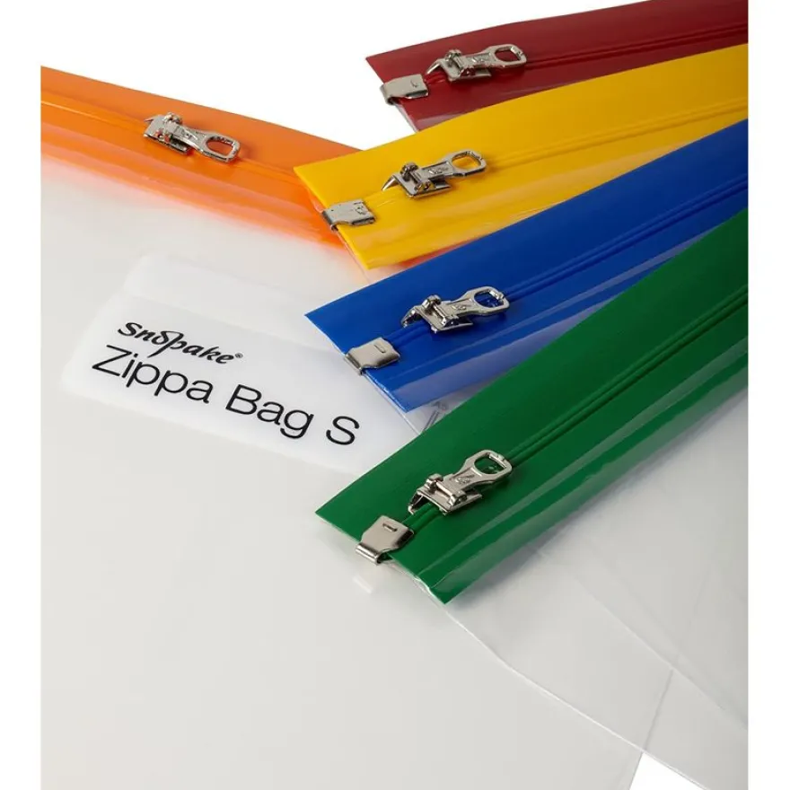 Snopake Zippa-Bag S - Pochette renforcée zippée - 255 x 190 mm - disponible dans différentes couleurs