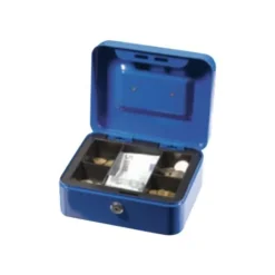 Solveig - Caisse à monnaie 20 x 16 x 9 cm - bleu