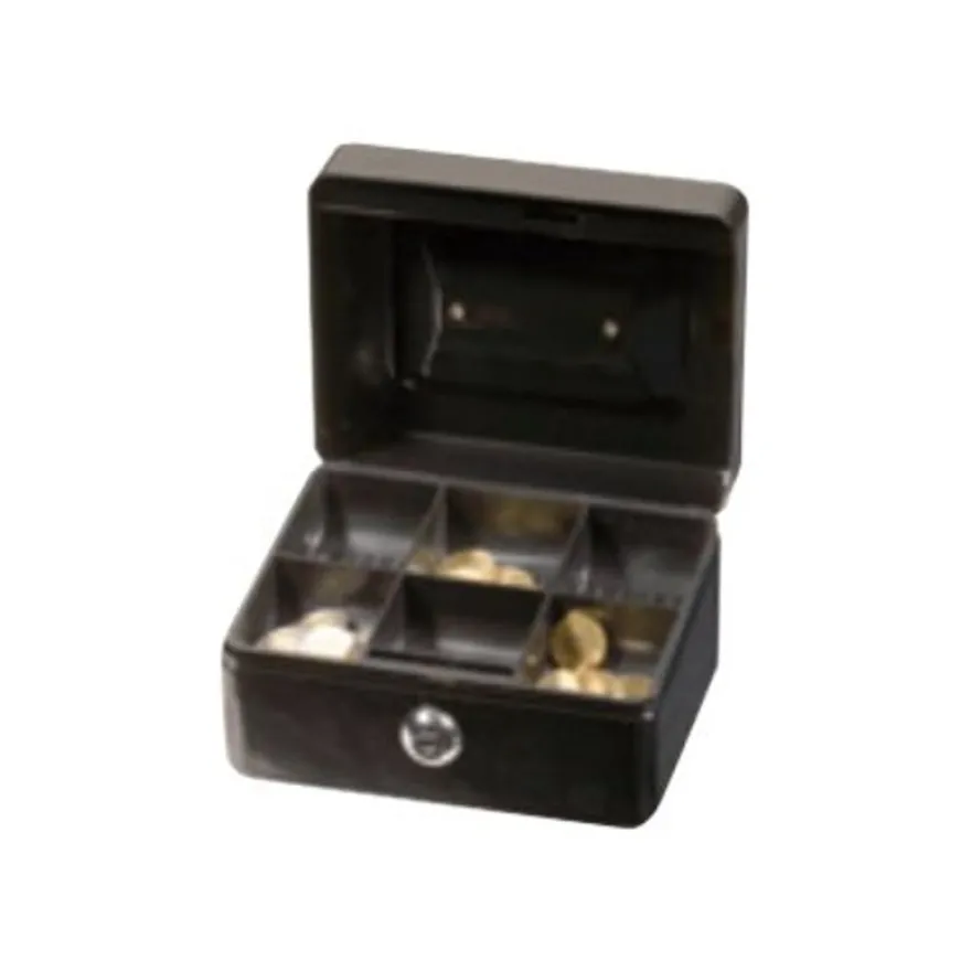 Solveig - Caisse à monnaie 15 x 12 x 8 cm - noir