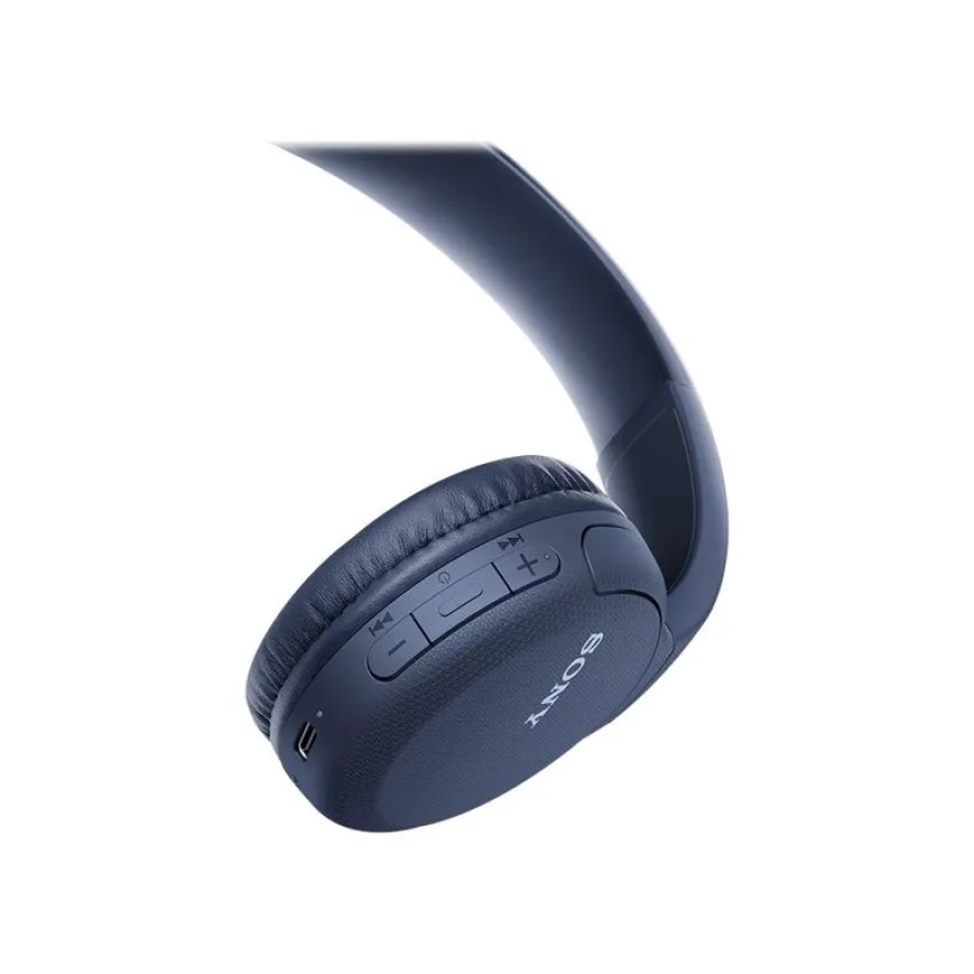 SONY WH-CH510 - Casque sans fil - bluetooth - bleu