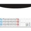 Sous-main 25 feuillets année civile dans support PVC BOUCHUT "Quadri-Pratic Millésimé" 40,5 x 55 cm coloris noir