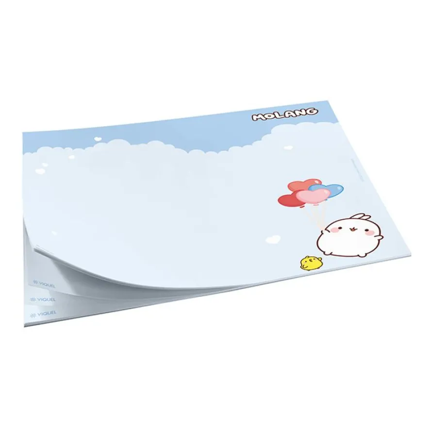 Sous-main bloc papier Molang - 30 x 40 cm - Assortis - Viquel