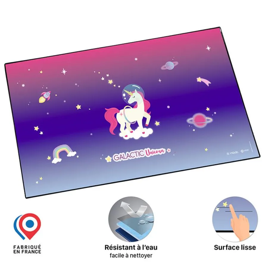 Sous-main Galactic Unicorn- 59,5 x 36,2 cm - Viquel
