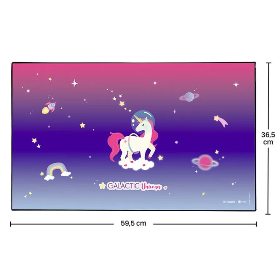 Sous-main Galactic Unicorn- 59,5 x 36,2 cm - Viquel