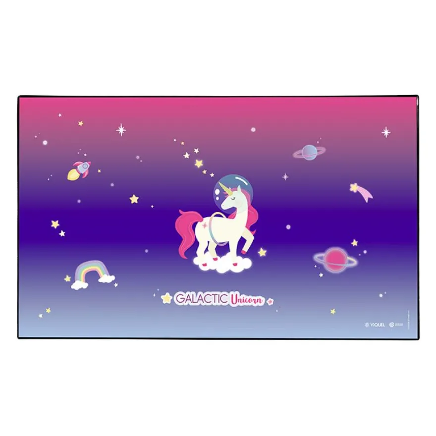Sous-main Kawaii + Galactic Unicorn- 59,5 x 36,2 cm - Assortis - Viquel