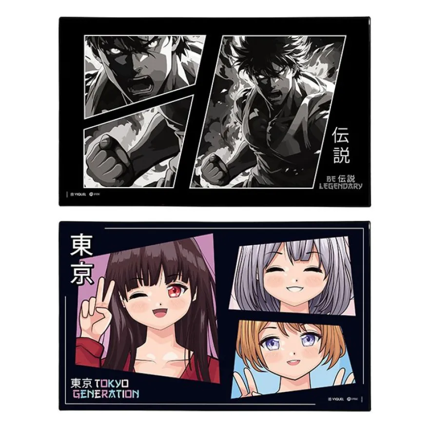 Sous-main Manga - 59,5 x 36,2 cm - Assortis - Viquel
