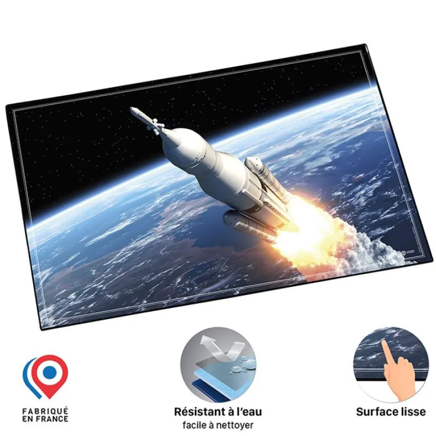 Sous-main Navette spatiale - 59,5 x 36,2 cm - Viquel