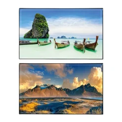 Sous-main Paysages - 59,5 x 36,2 cm - Assortis - Viquel