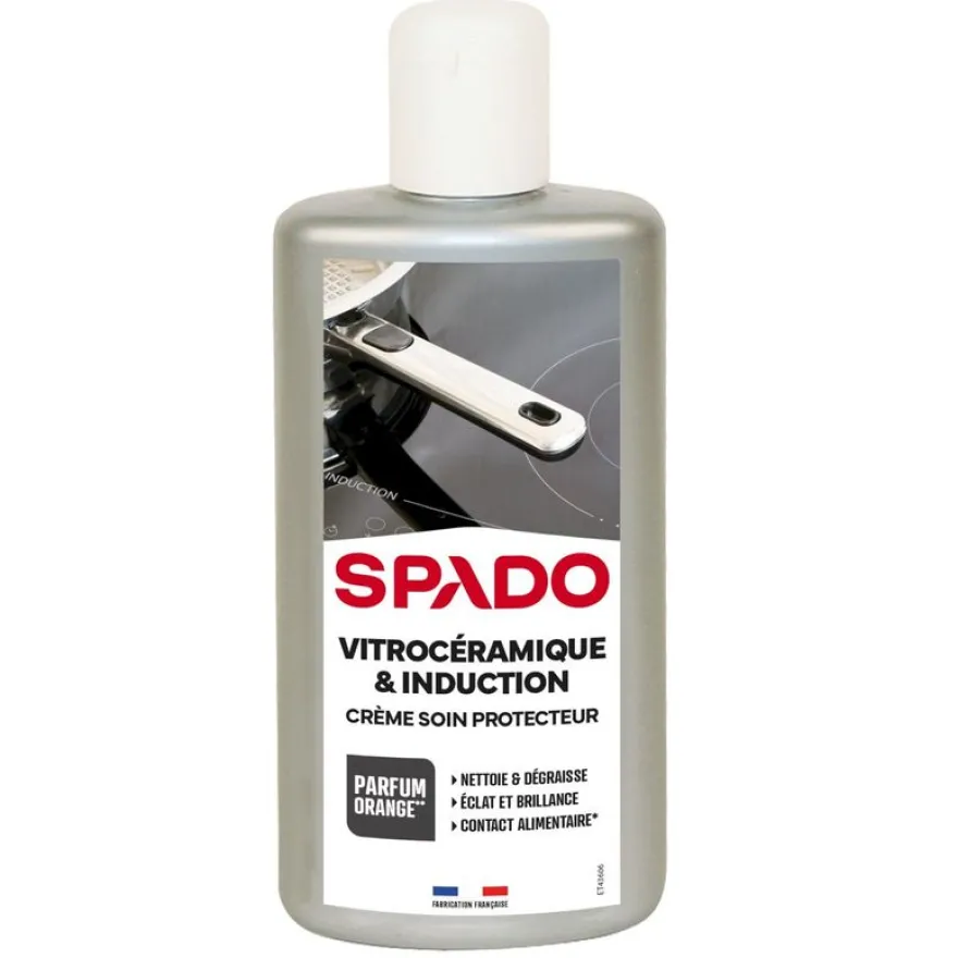 SPADO - Vitrocéramique et Induction produit de nettoyage / dégraissage - bouteille 250 ml