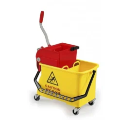 SPIDER - Seau de lavage bi-bacs avec presse 2 x 8L