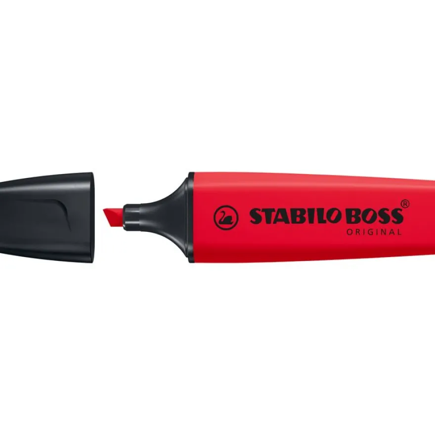 STABILO – Surligneur BOSS Original vrai rouge