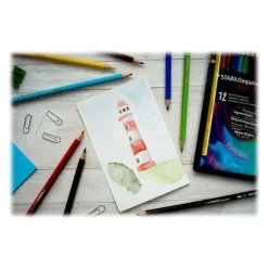 STABILO Aquacolor Arty - 24 Crayons de couleur aquarellables
