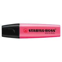 STABILO BOSS ORIGINAL - Pack de 4 Surligneur fluos - orange, jaune, vert, rose