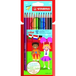 STABILO Color - 12 Crayons de couleur