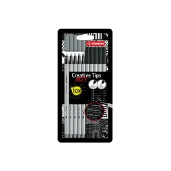 Stabilo Creative Tips Arty - Étui Carton 10 Stylos Feutres