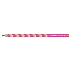 STABILO Easy Graph - Crayon à papier HB - pour droitier - rose
