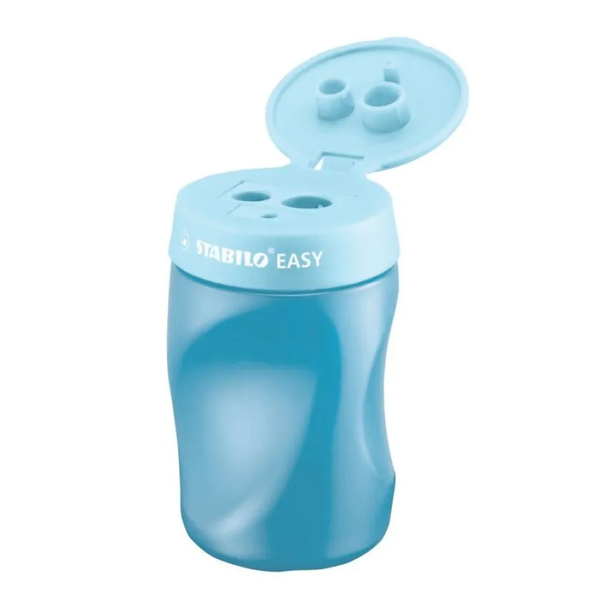 STABILO Easysharpener - Taille crayon - 3 trous - pour droitier - bleu