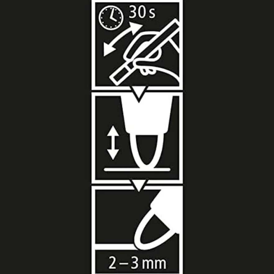 STABILO FREE - Pack de 3 marqueurs acryliques - noir - pointes mixtes
