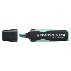 STABILO GREEN BOSS Pastel - Pack de 4 surligneurs - couleurs pastels assorties