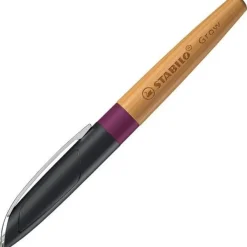 STABILO Grow - Stylo plume bleu - violet prune/bois de cerise