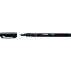 STABILO OHPEN - Marqueur permanent - pointe moyenne 1 mm - noir