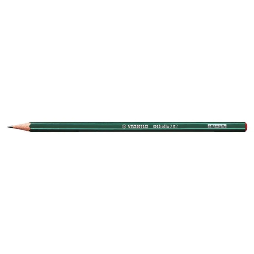 STABILO Othello Arty - 6 Crayons à papier - mines assorties : 2B, 2H, B, F, H, HB