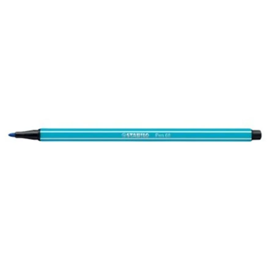 STABILO Pen 68 - 12 Feutres pointe moyenne - couleurs assorties