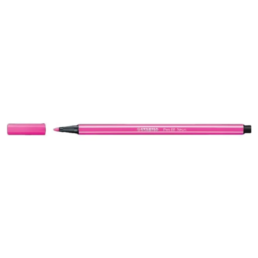 STABILO Pen 68 - 12 Feutres pointe moyenne - couleurs assorties