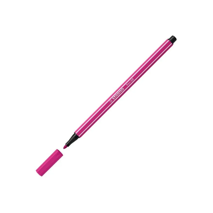 STABILO Pen 68 - Etui zig zag de 18 feutres - pointe moyenne