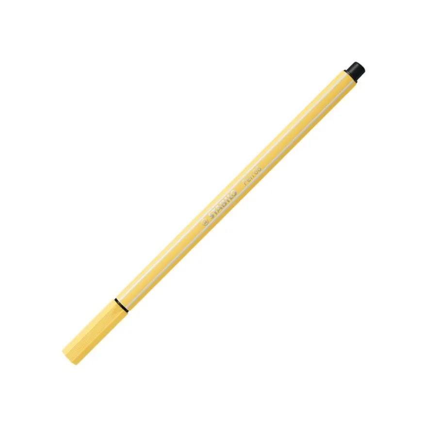 STABILO Pen 68 - Feutre pointe moyenne - jaune clair