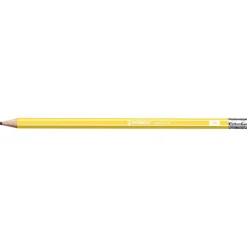 STABILO pencil 160 - 3 Crayons à papier - HB - embout gomme - couleurs assorties