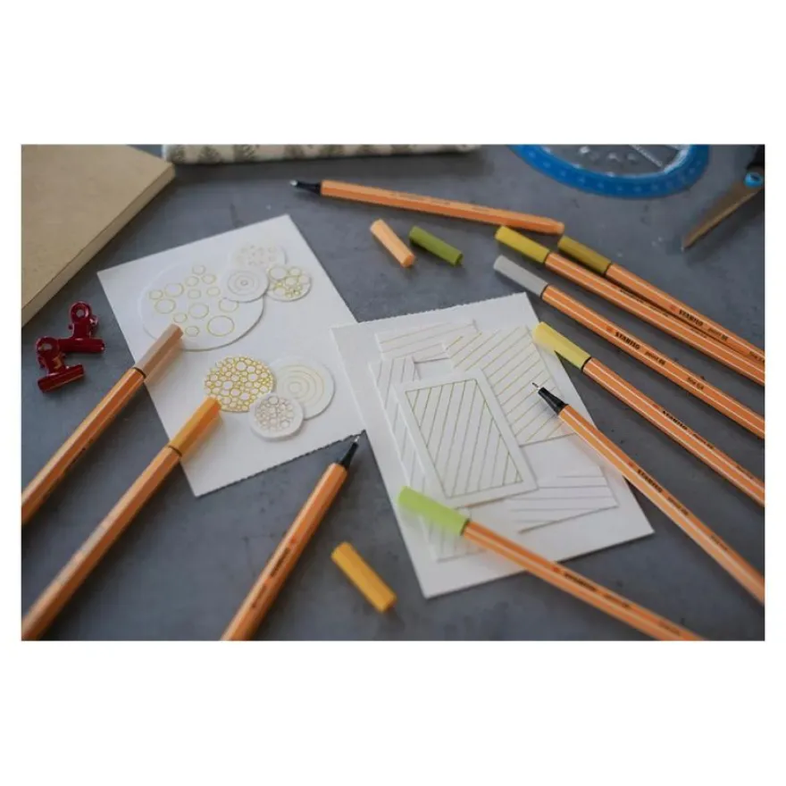 STABILO point 88 - Etui zig zag de 18 stylos feutres - pointe fine