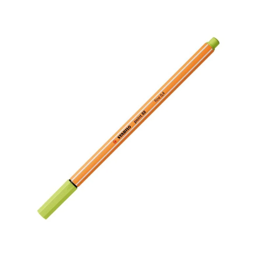 STABILO point 88 - Feutre fin - 0.4 mm - citron vert