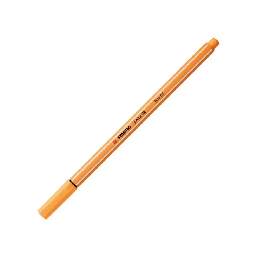 STABILO point 88 - Feutre fin - 0.4 mm - orange papaye