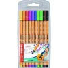 STABILO Point 88 - Pack de 10 feutres fins - 0.4 mm - couleurs assorties