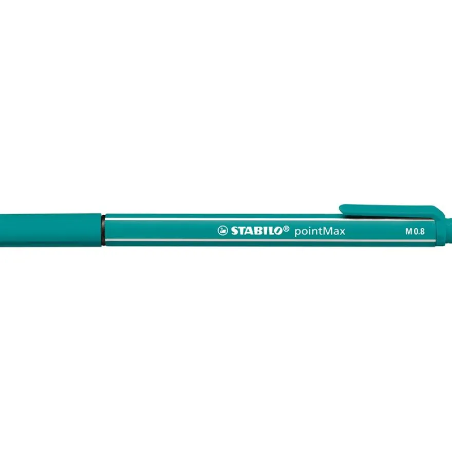 STABILO PointMax - Feutre d'écriture - pointe moyenne - bleu turquoise