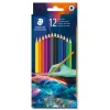 STAEDTLER® - Etui carton 12 crayons de couleur hexagonaux assortis - Edition Multiverse