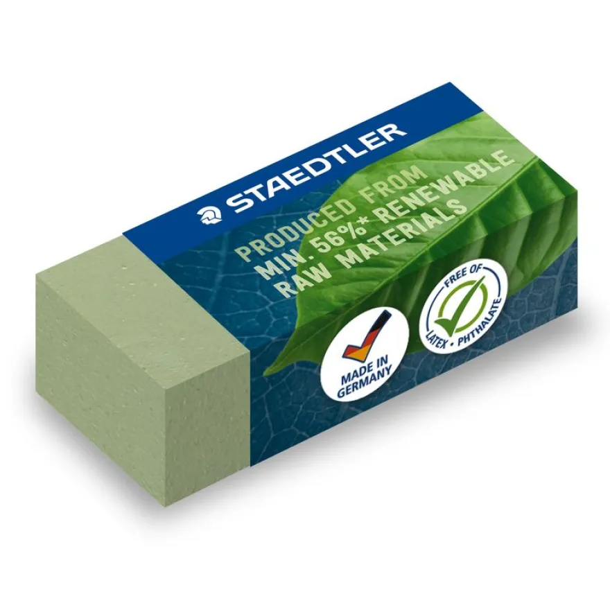 STAEDTLER - Mini Gomme sans latex - vert olive